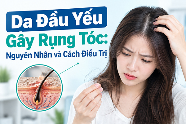 Da Đầu Yếu Gây Rụng Tóc: Nguyên Nhân và Cách Điều Trị