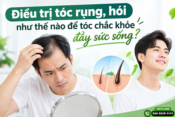 Điều trị tóc rụng, hói như thế nào để tóc chắc khỏe đầy sức sống?