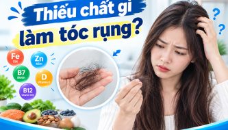 Thiếu chất gì làm tóc rụng