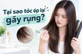Tại sao ép tóc lại gãy rụng