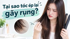 Tại sao ép tóc lại gãy rụng