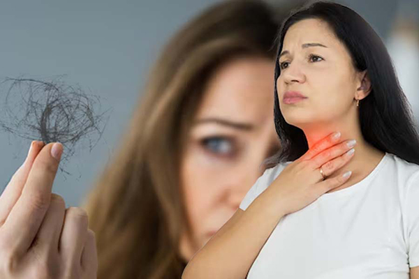 bệnh tuyến giáp gây rụng tóc