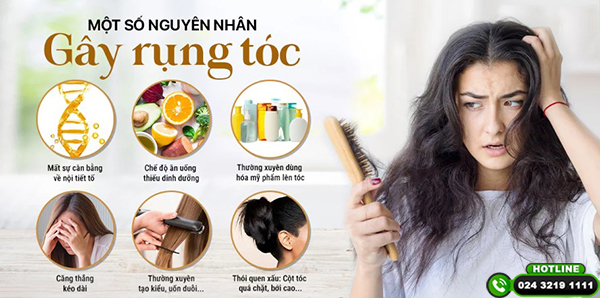 nguyên nhân gây rụng tóc