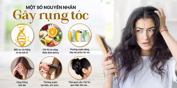 nguyên nhân gây rụng tóc