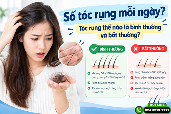 số tóc rụng mỗi ngày