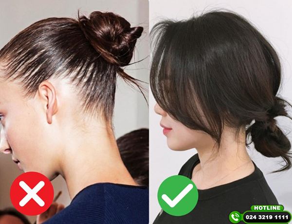thói quen gây rụng tóc