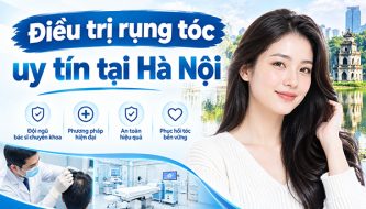 tạo ảnh với tiêu đề : Điều trị rụng tóc uy tín tại Hà Nội